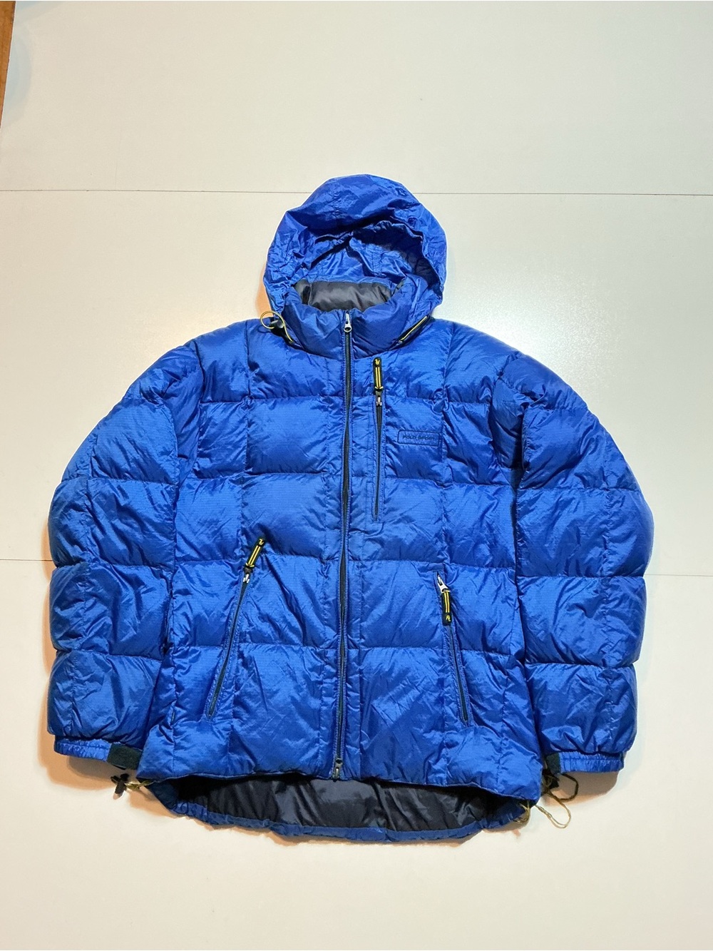 Vintage Polo Sport Ralph Lauren Down Fill Blue Full Zip Hooded Puffer Jacket